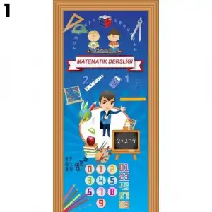 Matematik Dersliği Kapı Giydirme