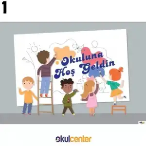 Okuluna Hoş Geldin Afişi