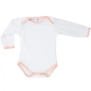 Pamuk Polyester Uzun Kollu Bebek Zıbını (Kız)