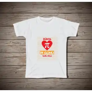 Pi Günü Baskılı Tişört 1