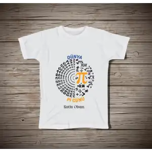 Pi Günü Baskılı Tişört 2