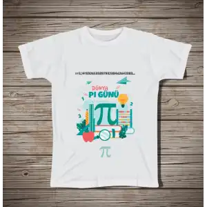 Pi Günü Baskılı Tişört 3