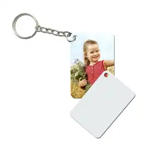 Sub.Dikdörtgen Metal Anahtarlık 4x6 cm