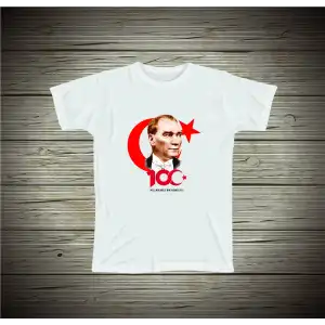 Türkiye Cumhuriyetinin Yüzüncü Yılı Baskılı Tişört 2