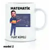 Kişiye Özel Karikatür Çizimli Kupa Bardak - Matematik
