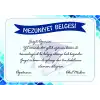 Mezuniyet Belgesi 2