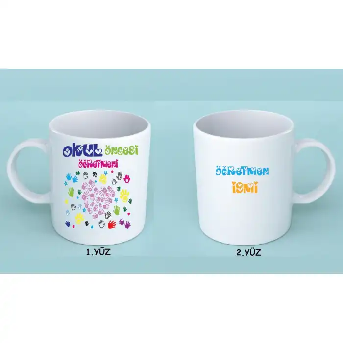 El Baskılı Okul Öncesi Öğretmeni Kupası