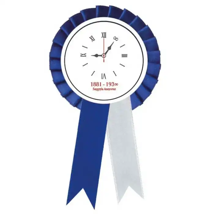 10 Kasım Kokartı 2 (Mavi)