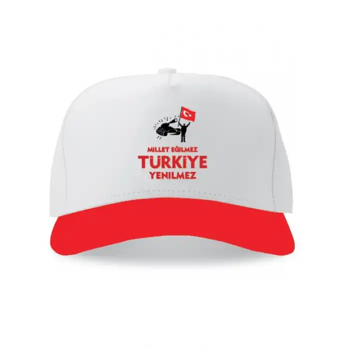 15 Temmuz Görselli Şapka
