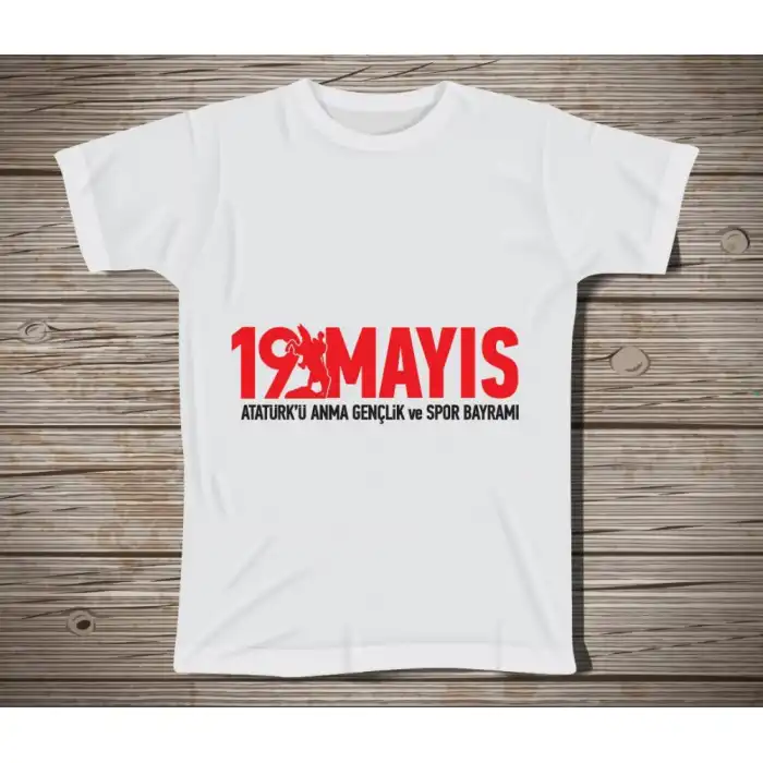 19 Mayıs Baskılı Tişört 5