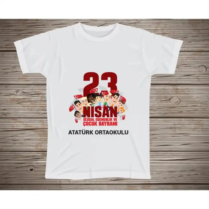 23 Nisan Baskılı Tişört 2
