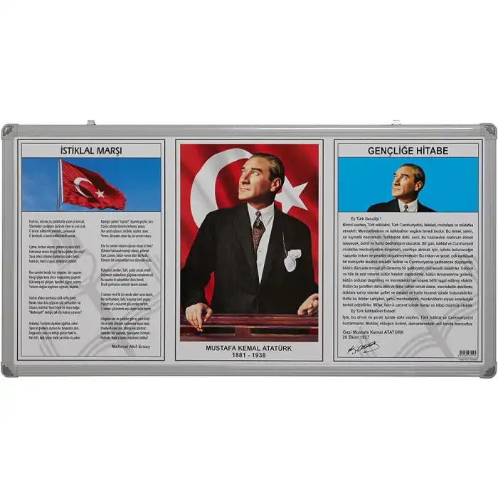 3 lü Milli Levha Alüminyum Çerçeve