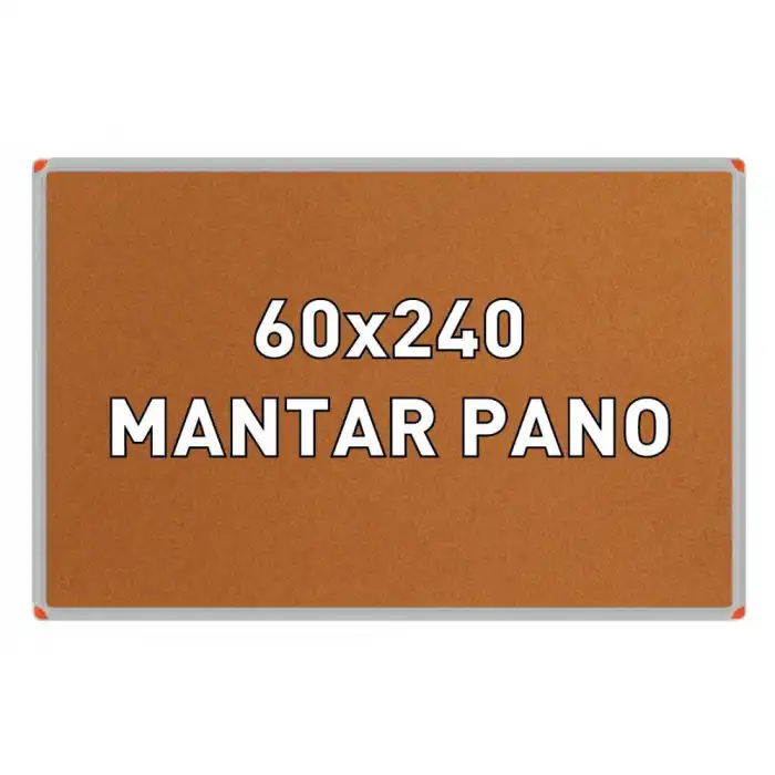 Mantar Pano 60x240 (Alüminyum Çerçeve)