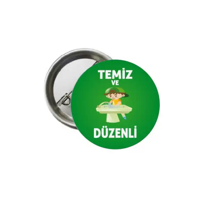 Temiz ve Düzenli Öğrenci Rozeti