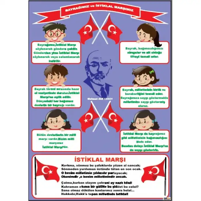 Bayrağımız ve Marşımız Afişi