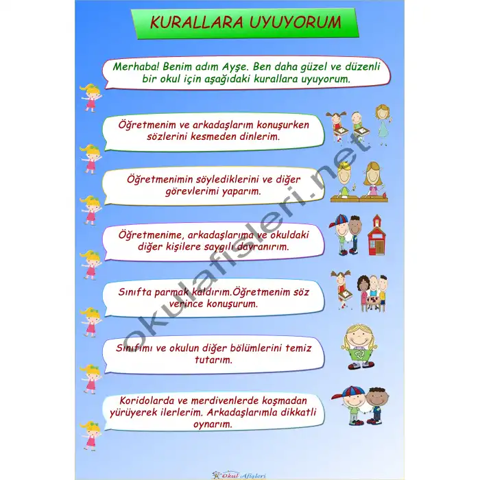 Kurallar Afişi