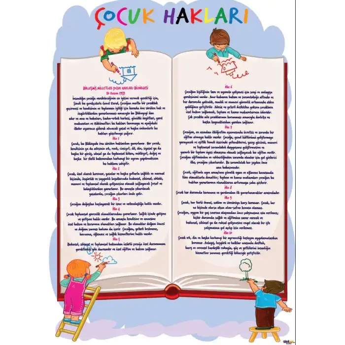 Çocuk Hakları Bildirgesi Afişi