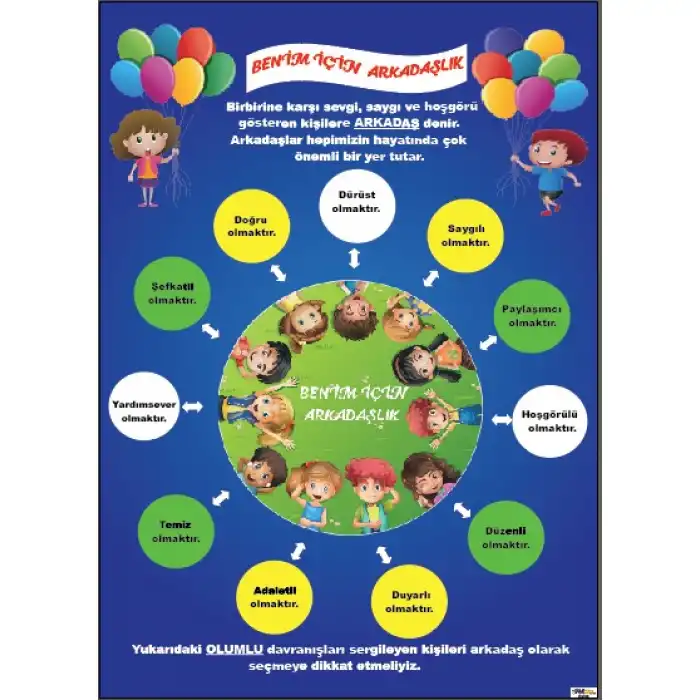 Benim İçin Arkadaşlık Afişi