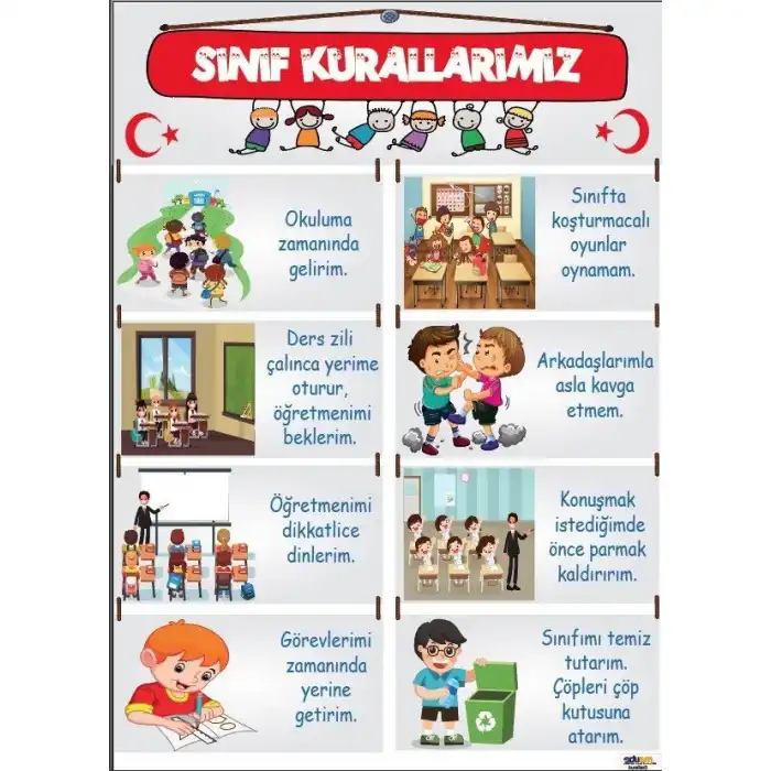 Sınıf Kuralları Afişi