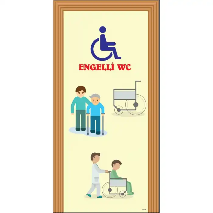 Engelli WC Kapı Giydirme