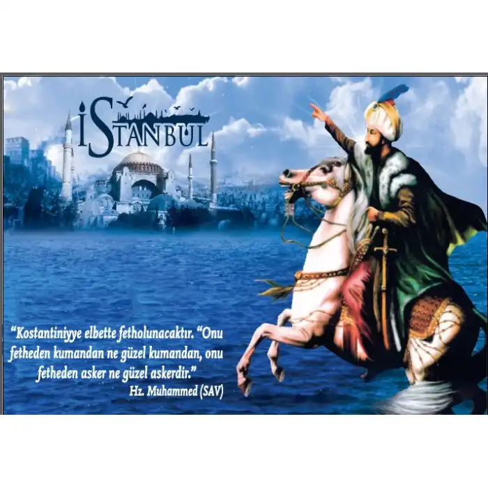 Fatih ve İstanbul Afişi