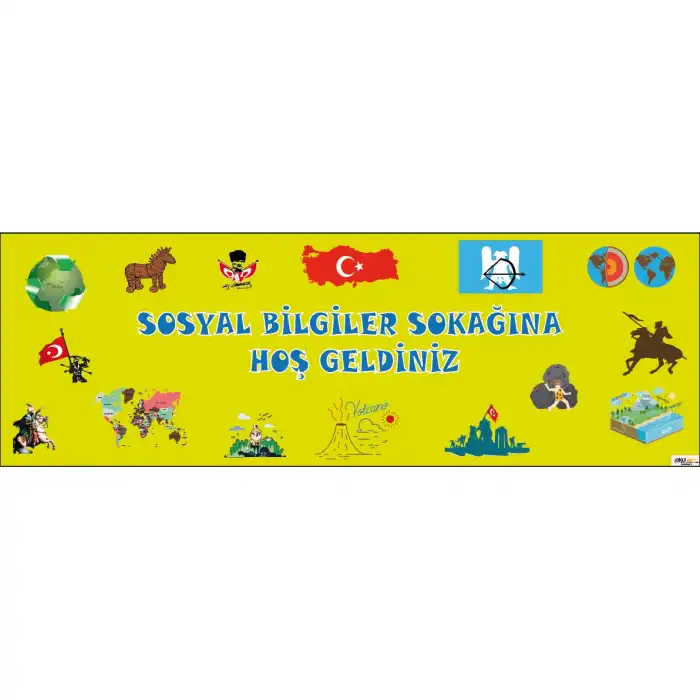 Sosyal Bilgiler Sokağına Hoş Geldiniz Afişi