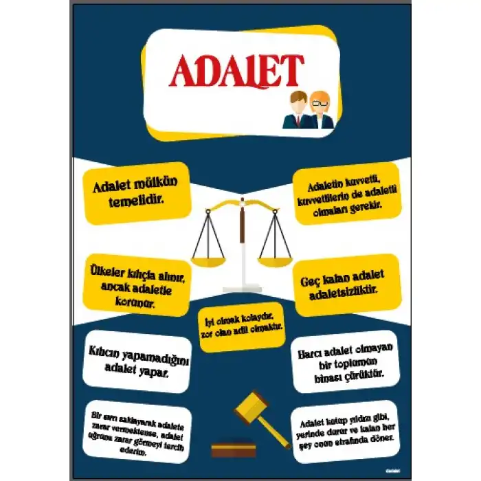 Adaletli İnsan Afişi