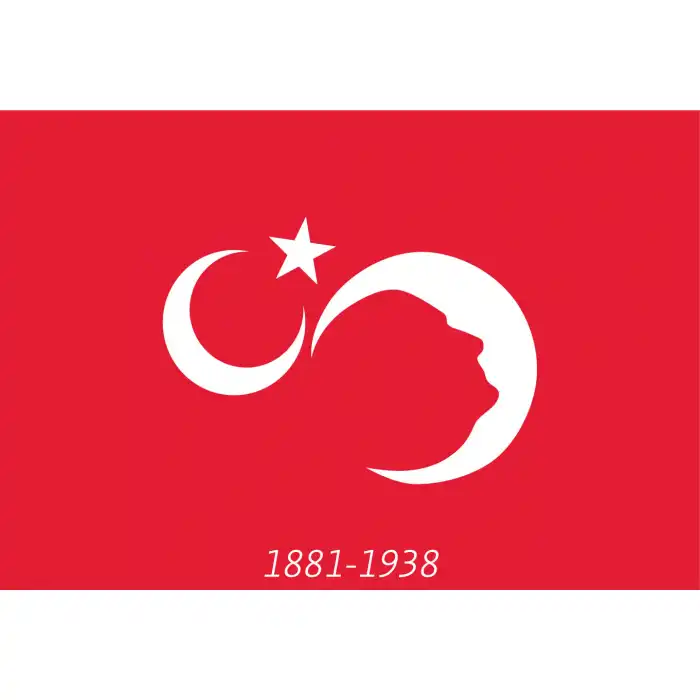 Atatürk ve Ay Yıldız Afişi