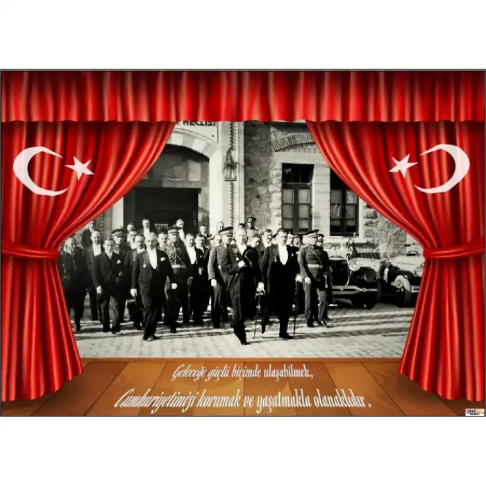 Atatürk ve İlk Meclis Afişi (Posteri) 2