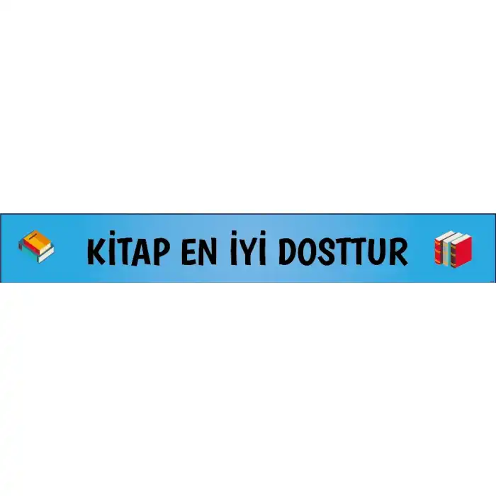 Kitap En İyi Dosttur Kiriş Yazısı