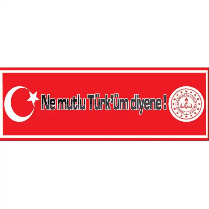 Ne Mutlu Türküm Diyene  Kiriş Yazısı