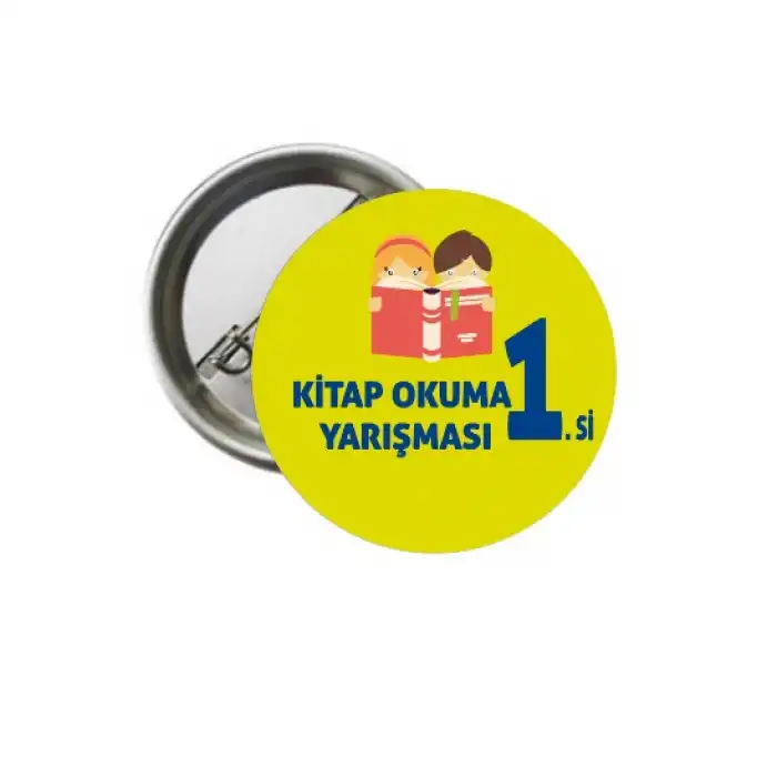 Kitap Okuma Yarışması Birincisi Rozeti