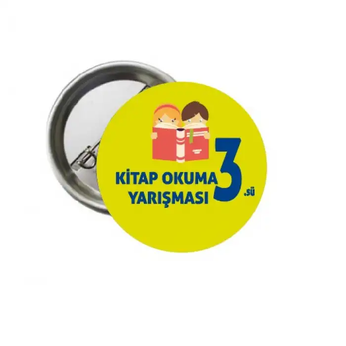 Kitap Okuma Yarışması Üçüncüsü Rozeti