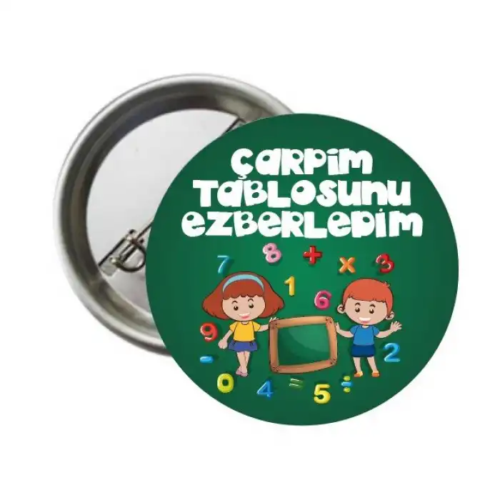 Çarpım Tablosunu Ezberledim Rozeti