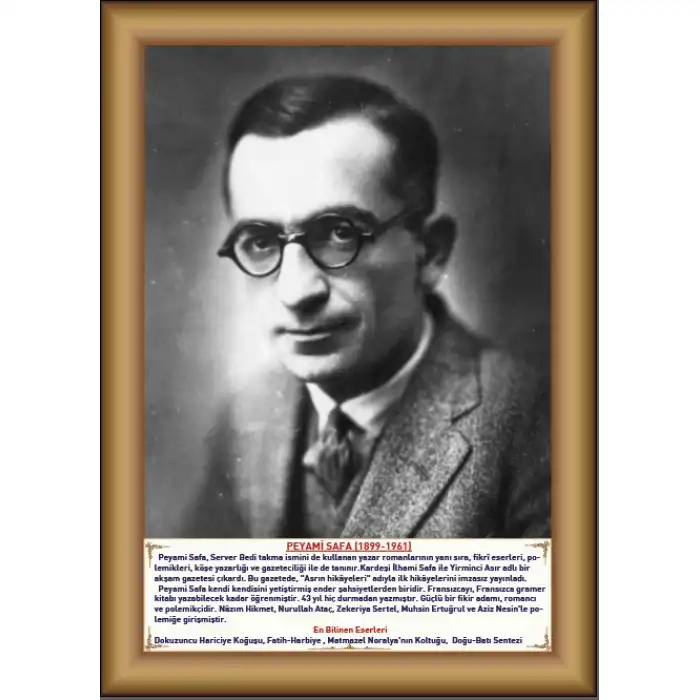 Peyami Safa Afişi