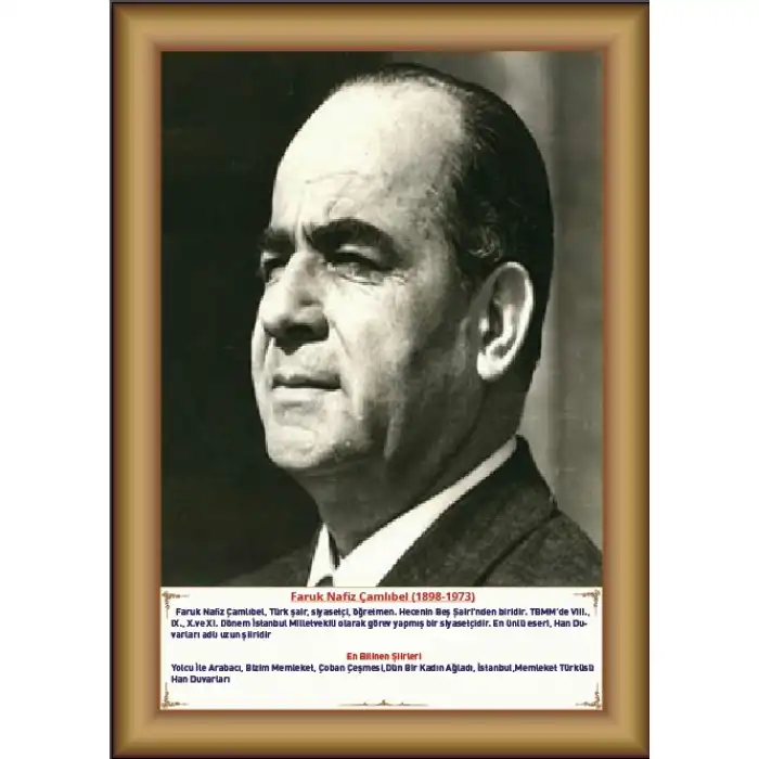 Faruk Nafiz Çamlıbel Afişi