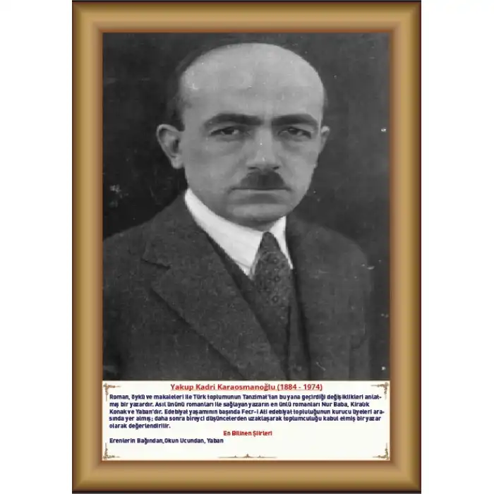 Yakup Kadri Karaosmanoğlu Afişi