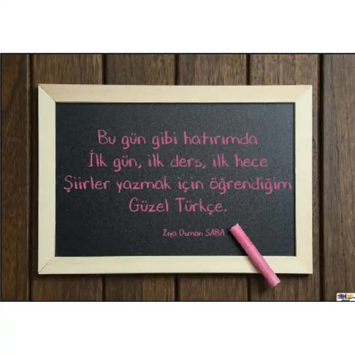 Türkçe Özlü Söz Afişi (Posteri) 2