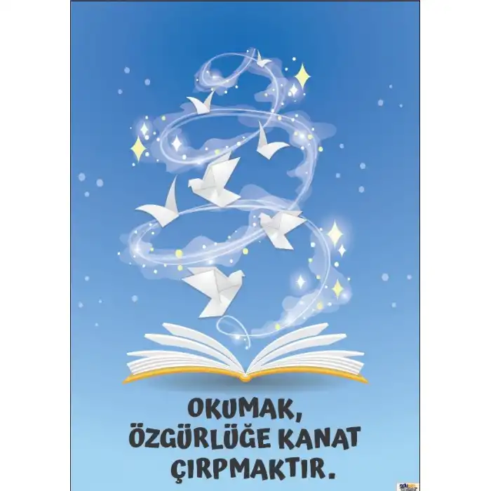 Kitap Okumak Afişi (Posteri) 9