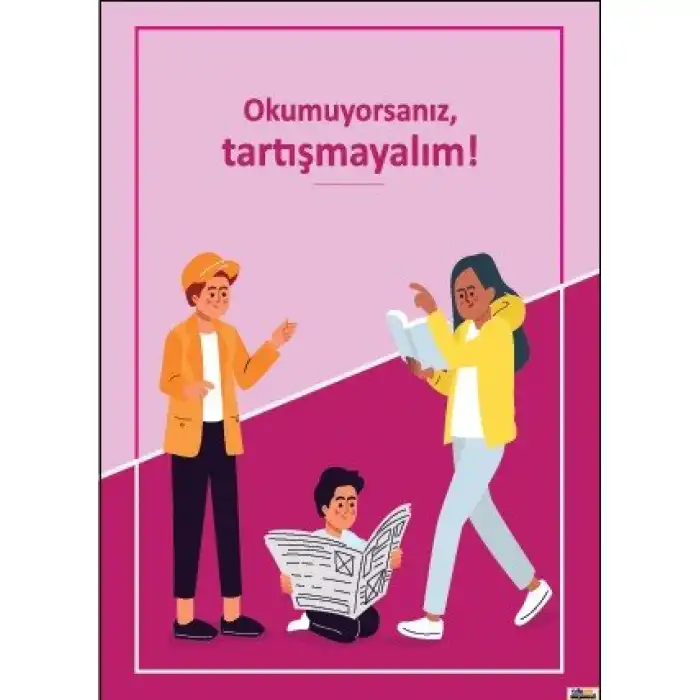 Okumuyorsan Tartışmayalım Afişi (Posteri)