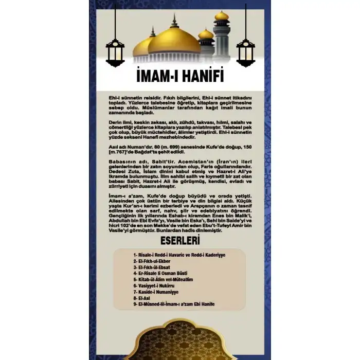 İmam-ı Hanifi Kapı Giydirme