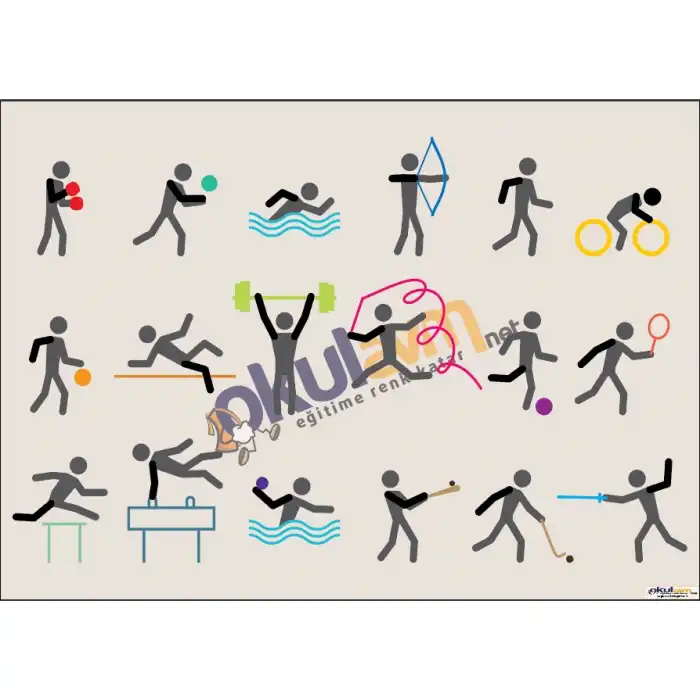 Olimpik Sporlar Afişi 1