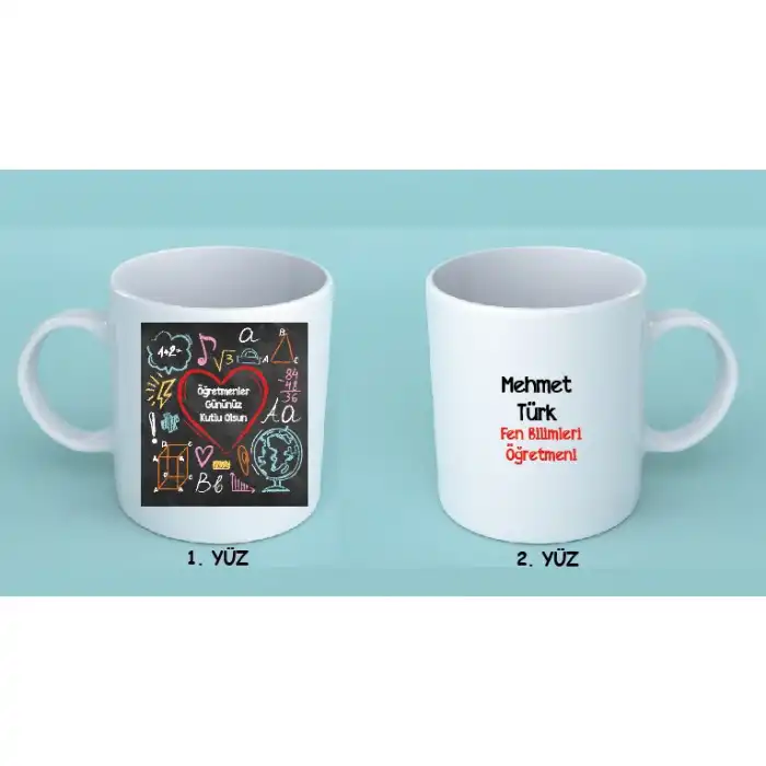 Öğretmenler Günü Baskılı Kupa Bardak 1