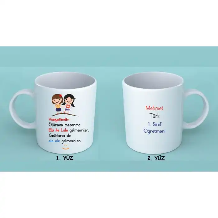 1. Sınıf Öğretmeni Kupa Bardak