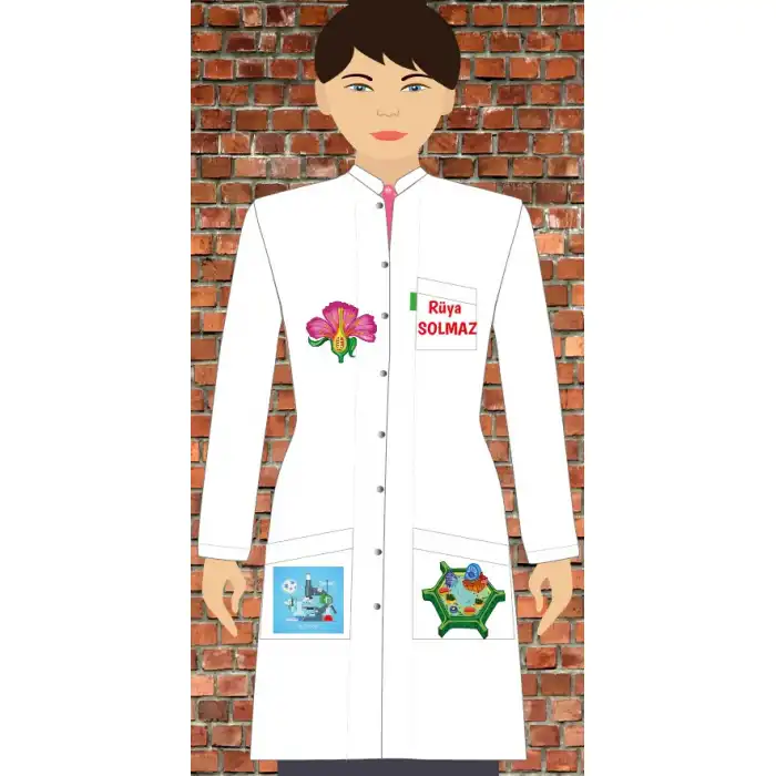 Baskılı Biyoloji Öğretmeni Önlüğü 1