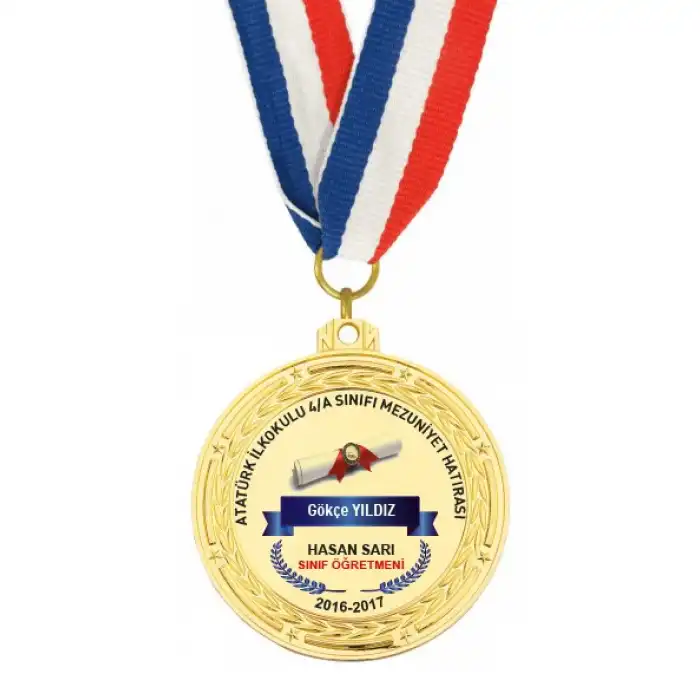 İlkokul 4. Sınıf Mezuniyet Madalyası 1