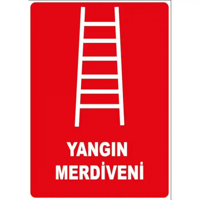 Yangın Merdiven Levhası