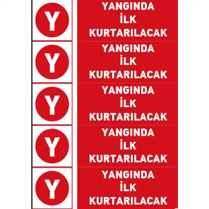 Yangında İlk Kurtarılacak  Sticker