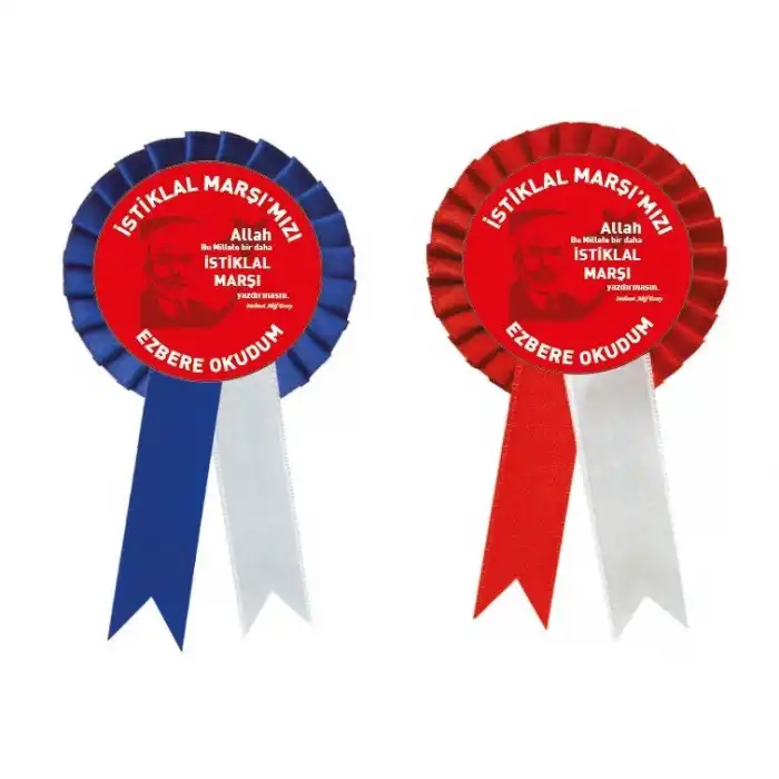 İstiklal Marşımızı Ezbere Okudum Kokartı