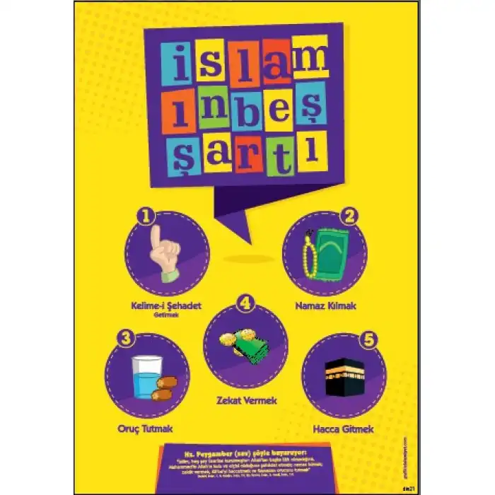 İslamın Şartları Afişi (Posteri) 2